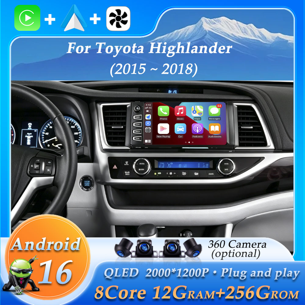 Car Accessories In India - Car Radio for Toyota Highlander 2015