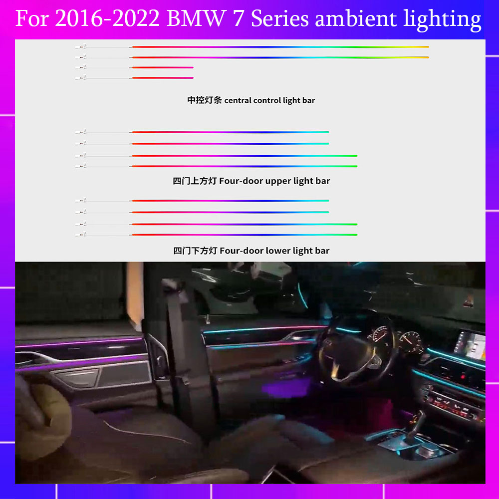 Led Interior Ambient Light - Ambient Lighting Kit for BMW 2016-2022