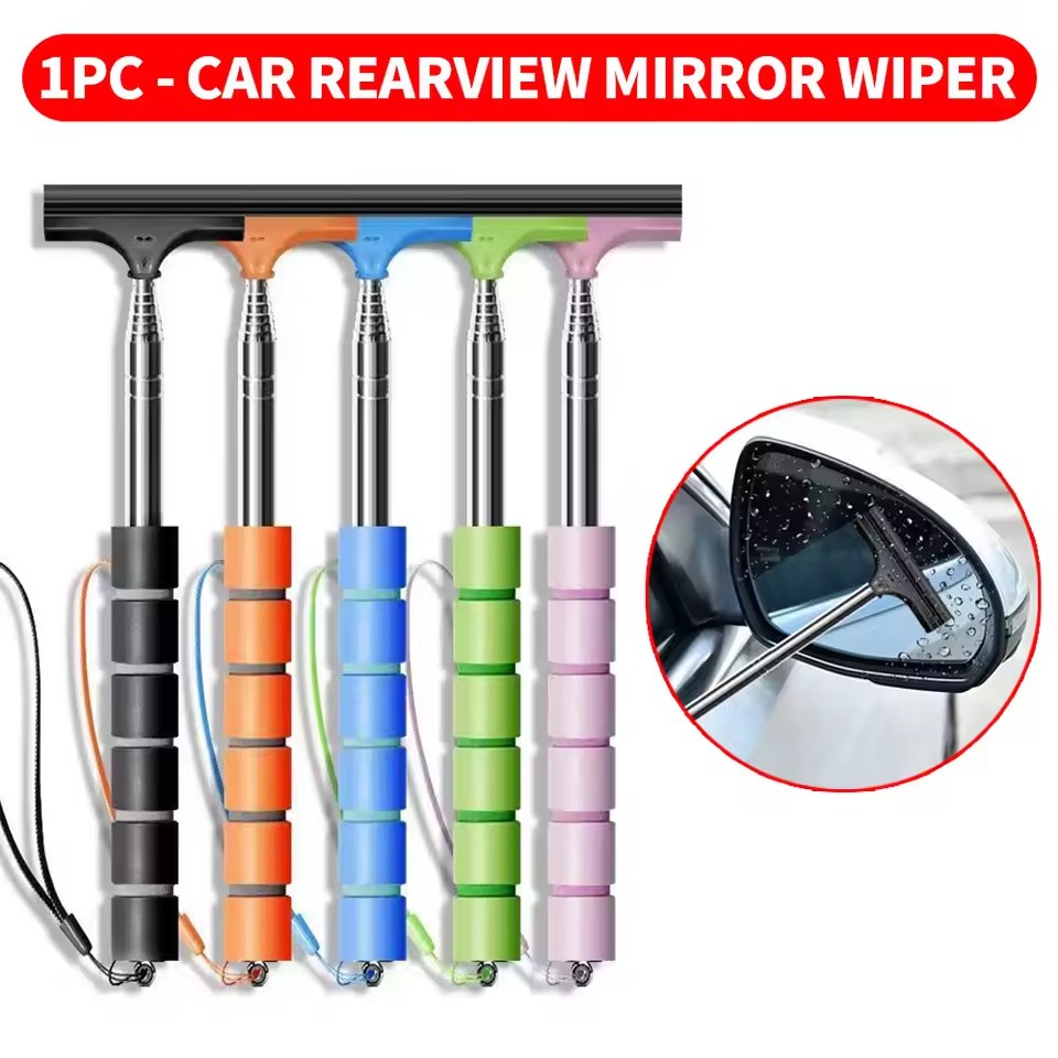 Car Accessories Parts - Rearview Mirror Windscreen Wiper Retractable Portable