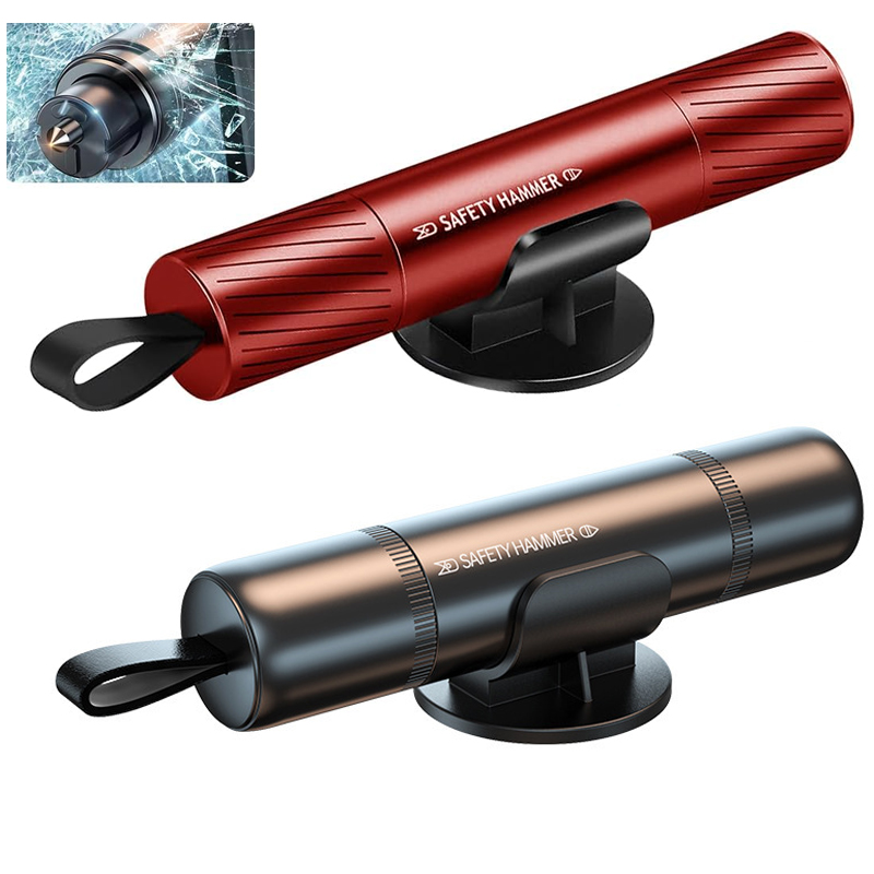 Car Emergency Tool Kit - 2 in 1 Car Safety Hammer