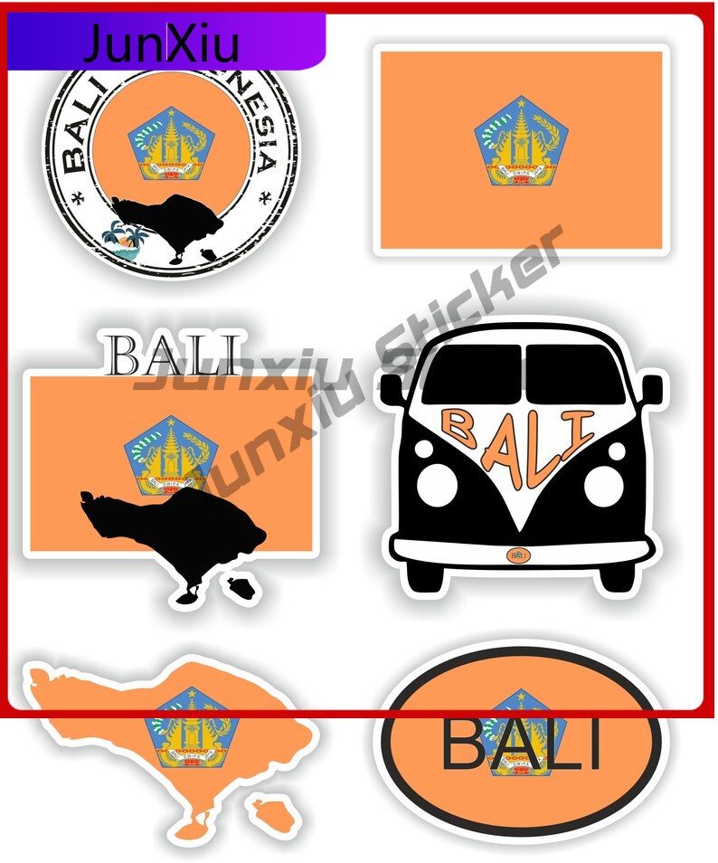 Bali Indonesia Flag Vinyl Deca - огляд і ціна Car Accessories Bali