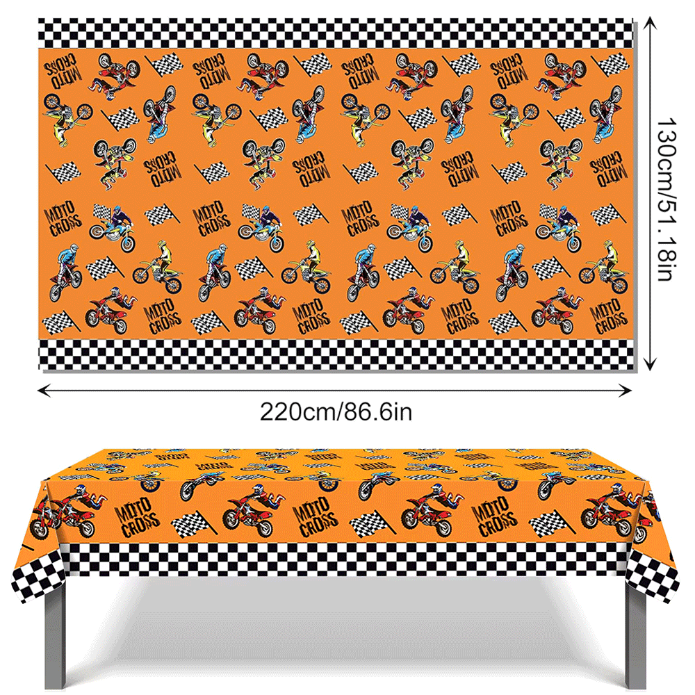 Motorcycle Theme Happy Birthda - огляд і ціна Car Accessories Banner