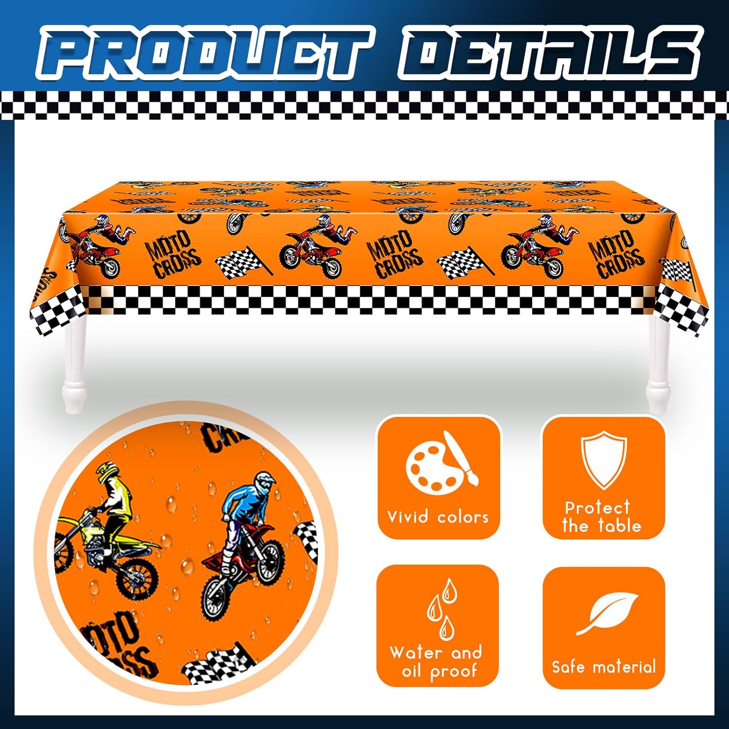Motorcycle Theme Happy Birthda - огляд і ціна Car Accessories Banner