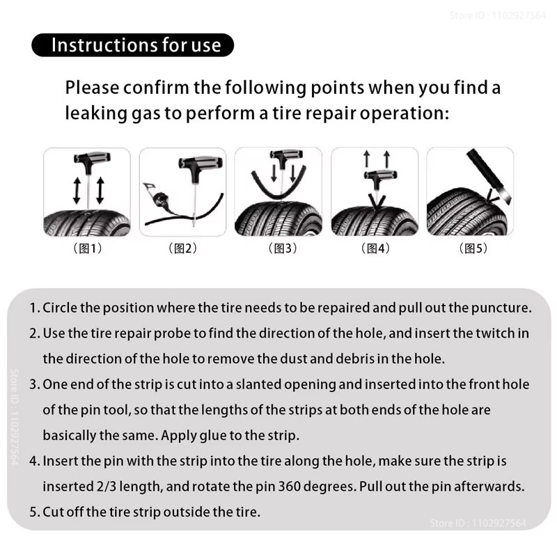 New Car Tire Repair Kit Punctu - огляд і ціна Car Emergency Tool Kit