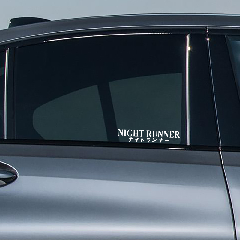 G004 20x4CM Car Sticker NIGHT  - огляд і ціна Car Accessories Banner