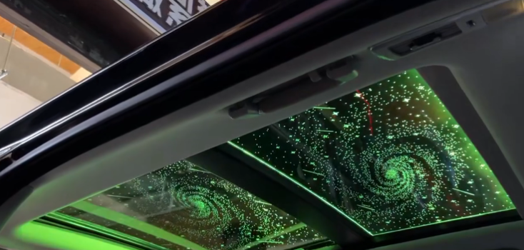 Double Skylight Sunroof Ambien - огляд і ціна Led Interior Ambient Light