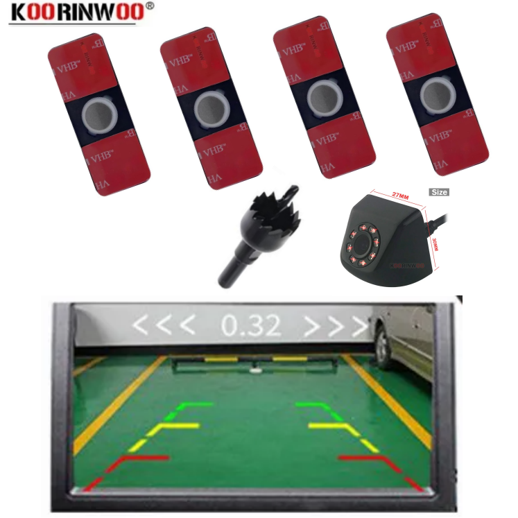 Cars Sensor Kit 16.5MM Parktro - огляд і ціна Car Accessories In India