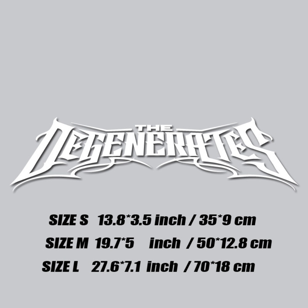 1pc THE DEGENERATES JDM Sport  - огляд і ціна Car Accessories Banner