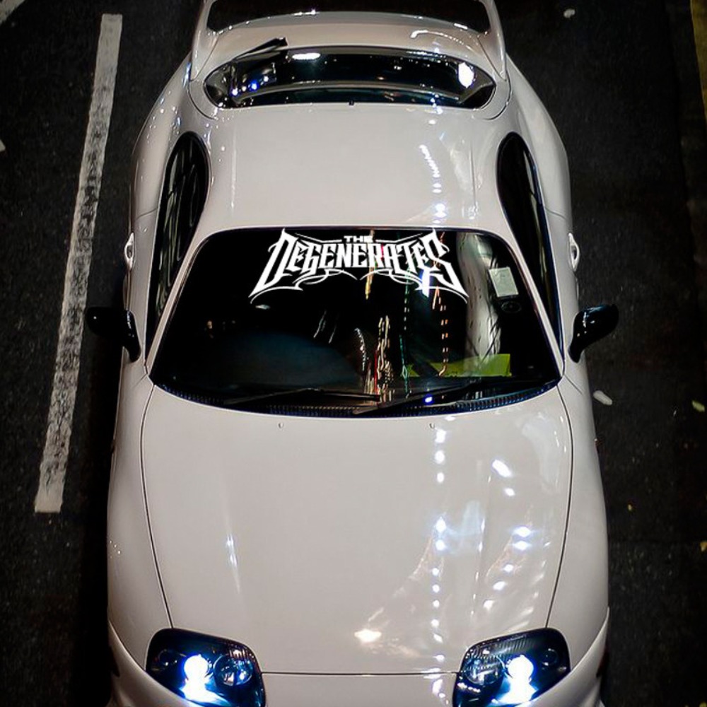 1pc THE DEGENERATES JDM Sport  - огляд і ціна Car Accessories Banner