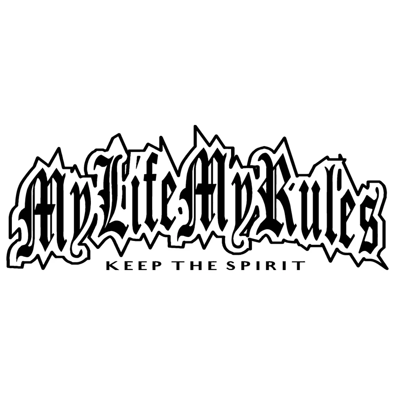 My Life My Rules Keep The Spir - огляд і ціна Car Accessories Banner