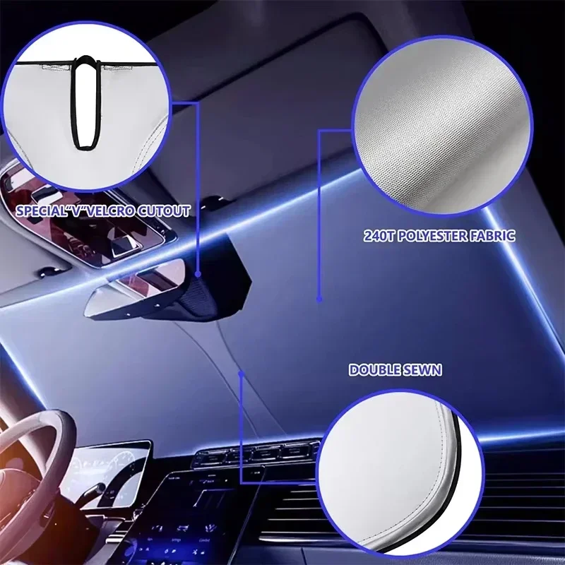 Car Front Window Sunshade UV P - огляд і ціна Car Accessories Parts