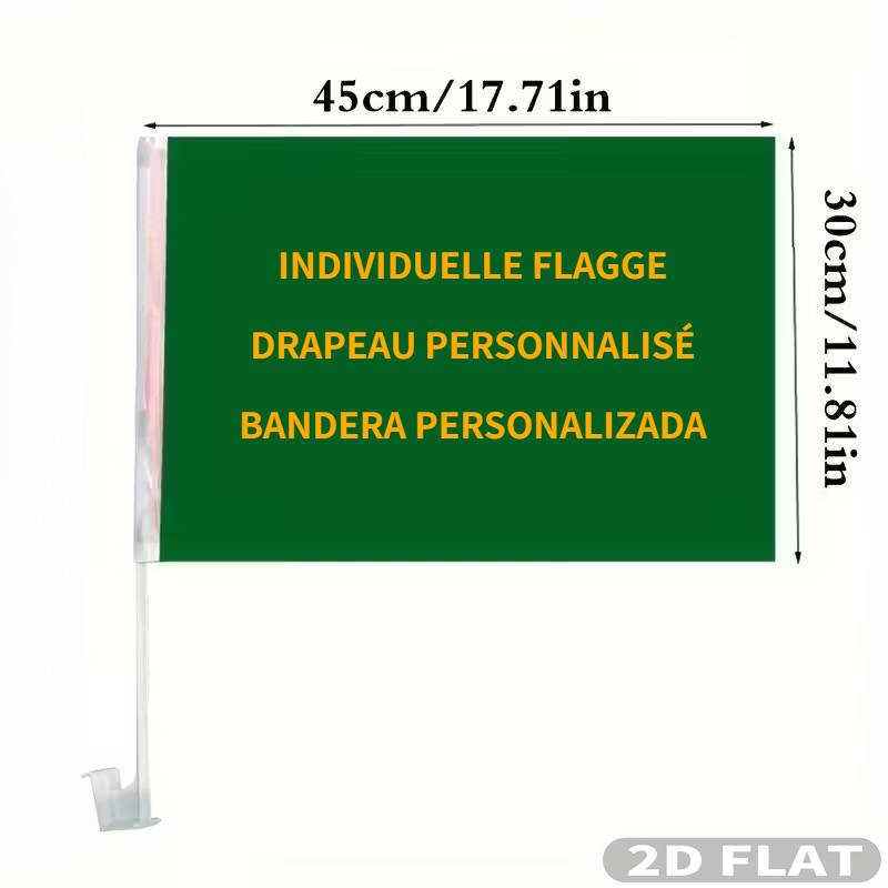 1pc/ 4pcs / 8pcs Custom 2D FLA - огляд і ціна Car Accessories Banner